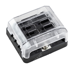 Блок на 6 предохранителей ATP/ATC/ATO с крышкой (BF271)